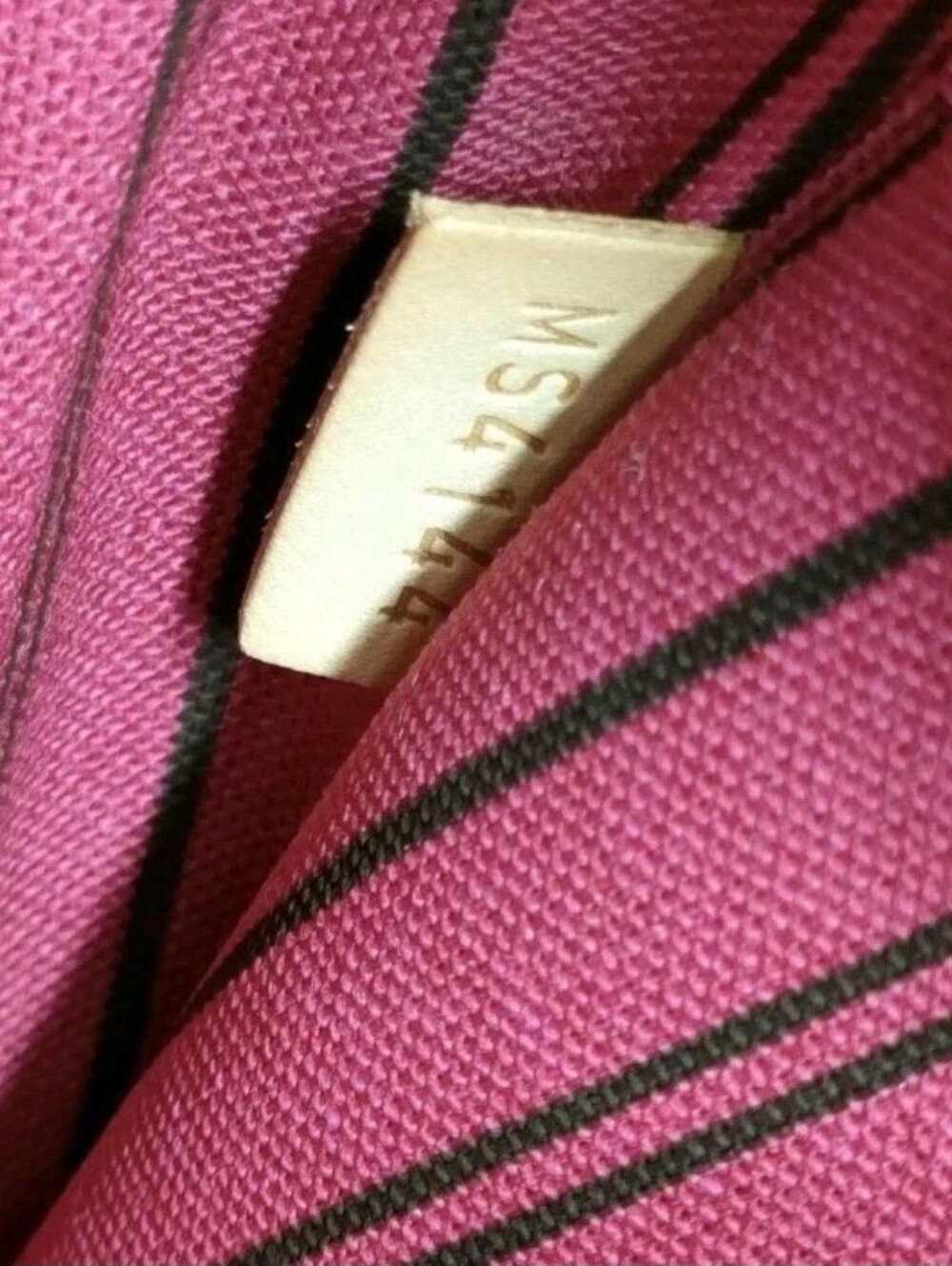Louis‎ Vuitton Neverfull MM Pouch Pochette Wristlet Clutch Pivoine Pink with COA - Picture 13 of 14